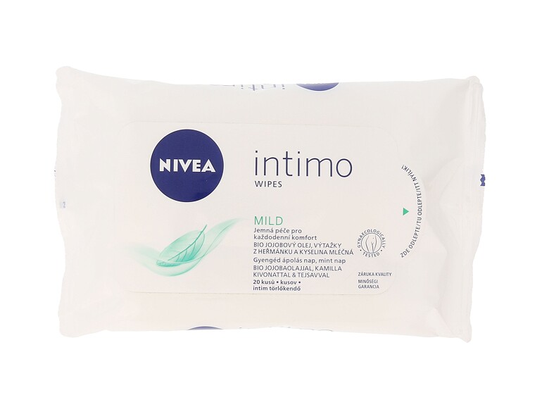 Igiene intima Nivea Intimo Mild Cleansing Wipes 20 St.