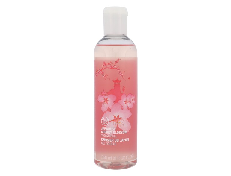Gel douche The Body Shop Japanese Cherry Blossom 250 ml flacon endommagé