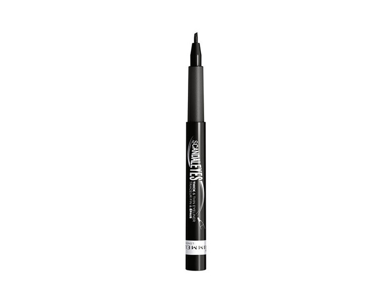 Eyeliner Rimmel London Scandaleyes Thick & Thin 1,1 ml 001 Black flacone danneggiato