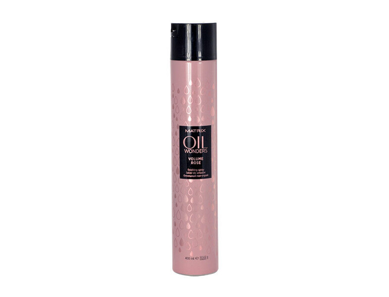 Laque Matrix Oil Wonders Volume Rose 400 ml flacon endommagé