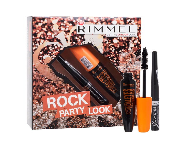Mascara Rimmel London Scandaleyes Volume Flash 12 ml 003 Extreme Black Beschädigte Schachtel Sets