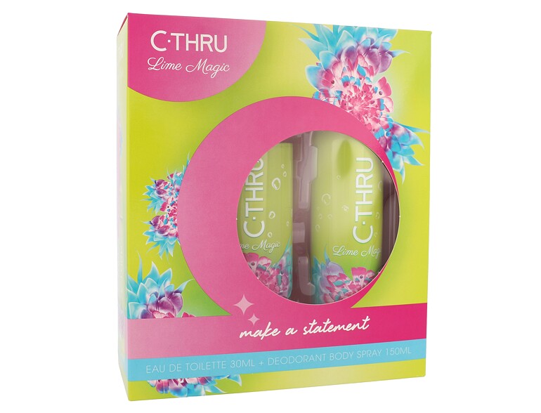 Eau de toilette C-THRU Lime Magic 30 ml boîte endommagée Sets