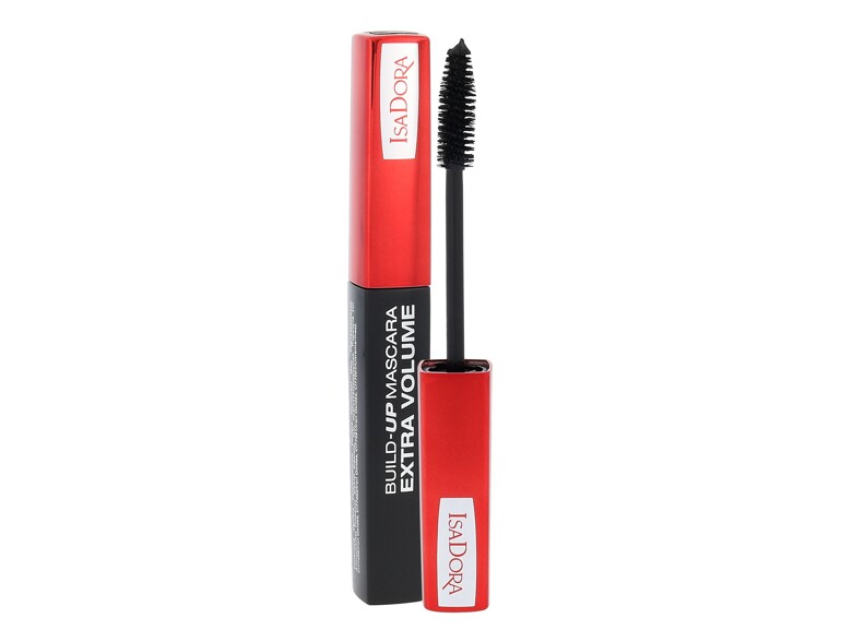 Mascara IsaDora Build Up Extra Volume 12 ml 01 Super Black