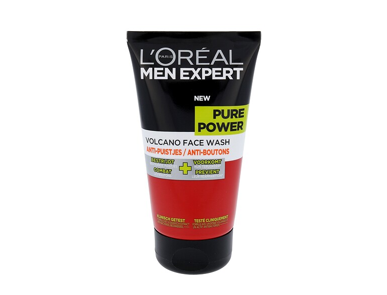 Gel detergente L'Oréal Paris Men Expert Pure Power Volcano 150 ml