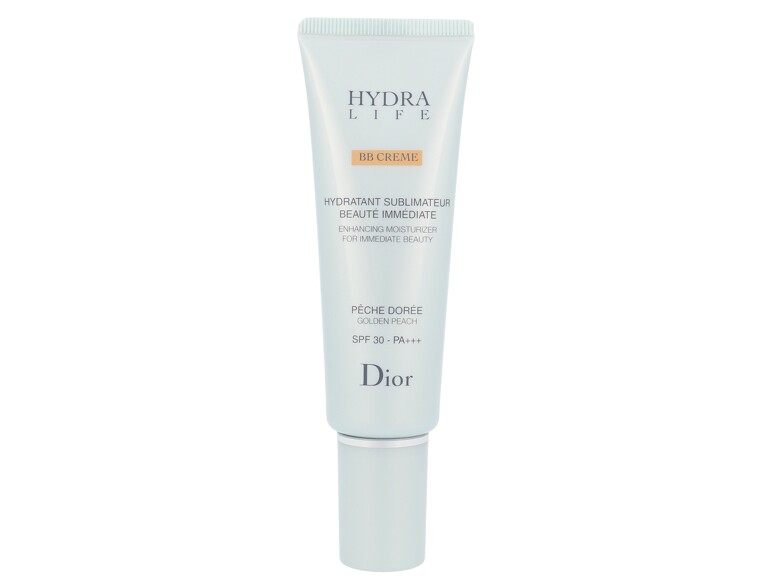 BB Creme Christian Dior Hydra Life Enhancing Moisturizer SPF30 50 ml 02 Golden Peach Beschädigte Schachtel