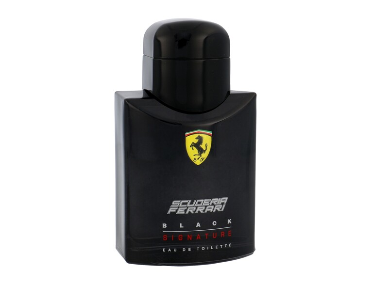Eau de toilette Ferrari Scuderia Ferrari Black Signature 75 ml boîte endommagée