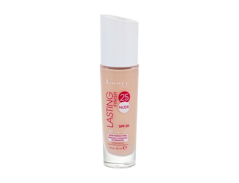 Foundation Rimmel London Lasting Finish 25hr Nude SPF20 30 ml 101 Classic Ivory