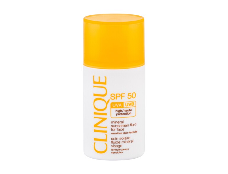 Protezione solare viso Clinique Sun Care Mineral Sunscreen Fluid For Face SPF50 30 ml