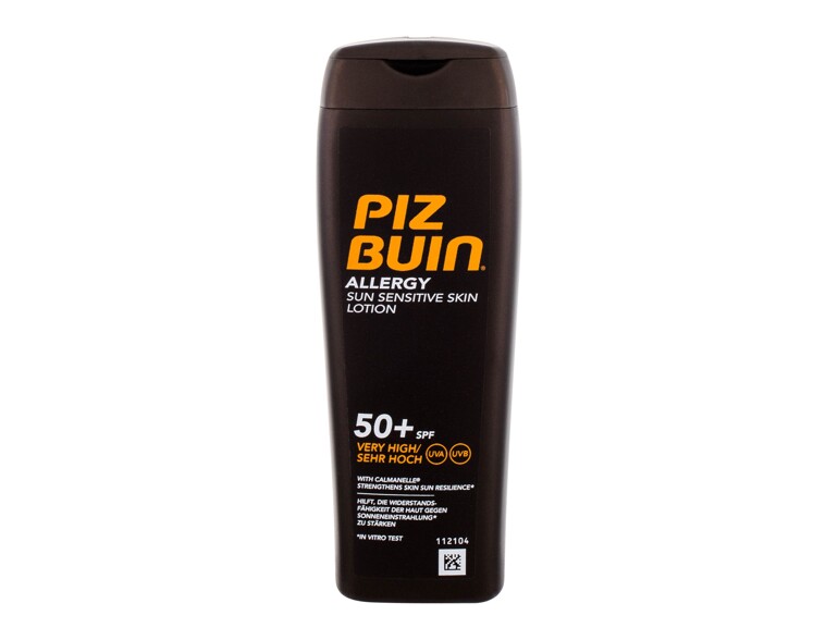 Soin solaire corps PIZ BUIN Allergy Sun Sensitive Skin Lotion SPF50+ 200 ml