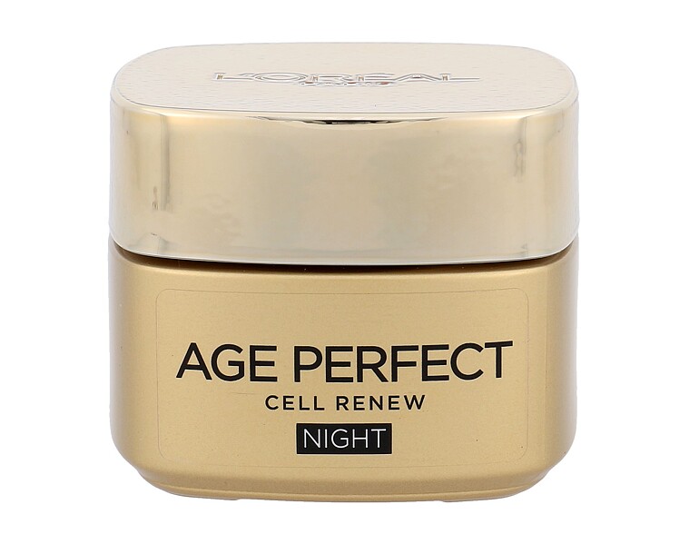 Nachtcreme L'Oréal Paris Age Perfect Cell Renew Regenerating Night Cream 50 ml Beschädigte Schachtel