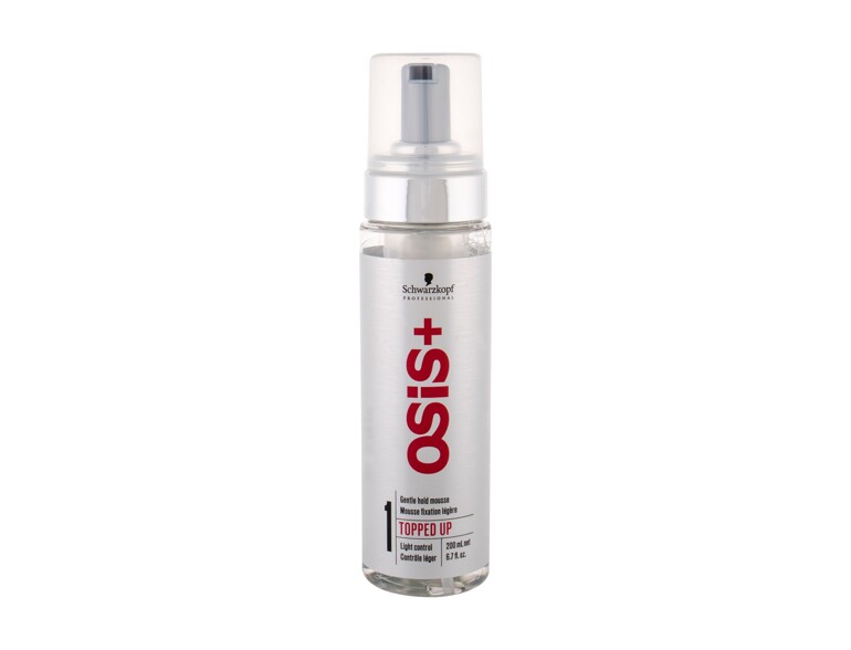 Für Haarvolumen  Schwarzkopf Professional Osis+ Topped Up Gentle Hold Mousse 200 ml