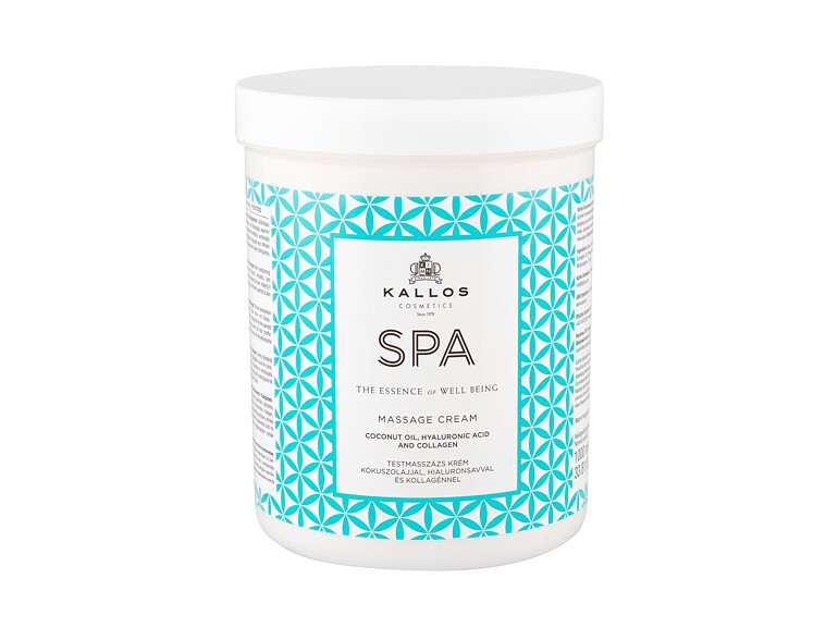 Körpercreme Kallos Cosmetics SPA Massage Cream 1000 ml