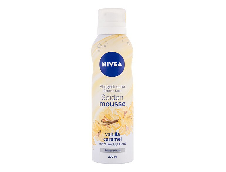 Duschschaum  Nivea Silk Mousse Vanilla Caramel 200 ml