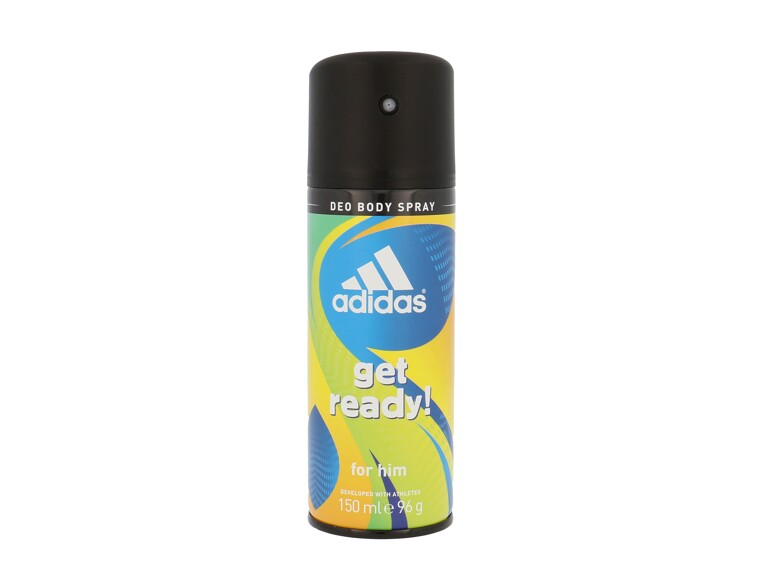 Déodorant Adidas Get Ready! For Him 150 ml flacon endommagé