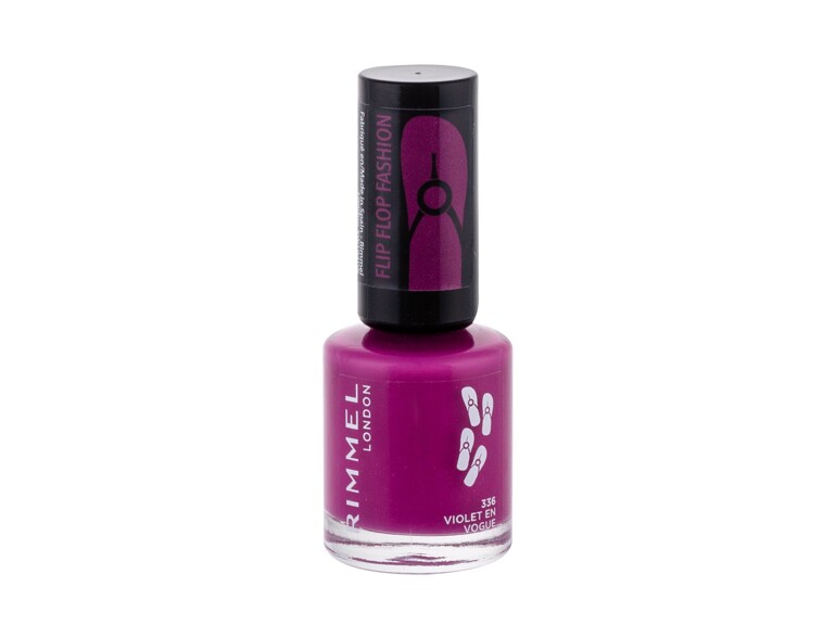 Smalto per le unghie Rimmel London 60 Seconds Flip Flop 8 ml 336 Violet En Vogue