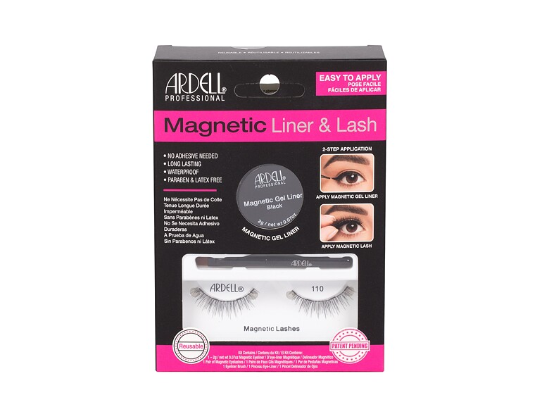 Faux cils Ardell Magnetic Liner & Lash 110 1 St. Black Sets