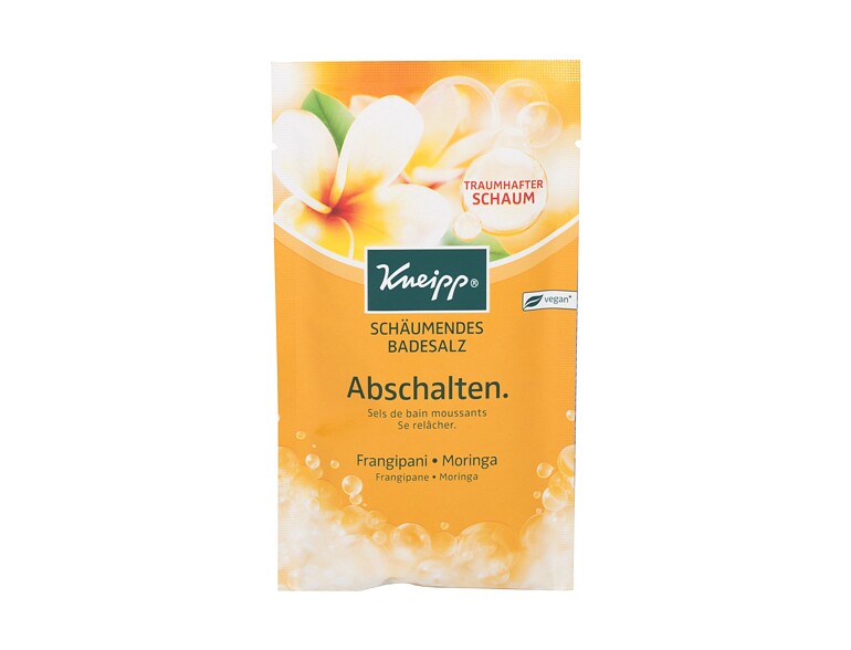 Badesalz  Kneipp Bubbling Mineral Bath Salt Unwind Frangipani & Moringa 80 g