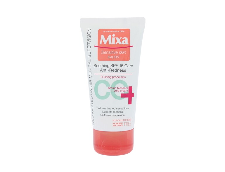 CC Creme Mixa Anti-Redness SPF15 50 ml Beschädigte Schachtel