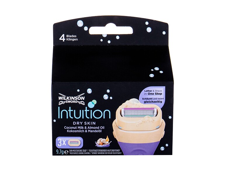Lama di ricambio Wilkinson Sword Intuition Dry Skin 3 St. scatola danneggiata