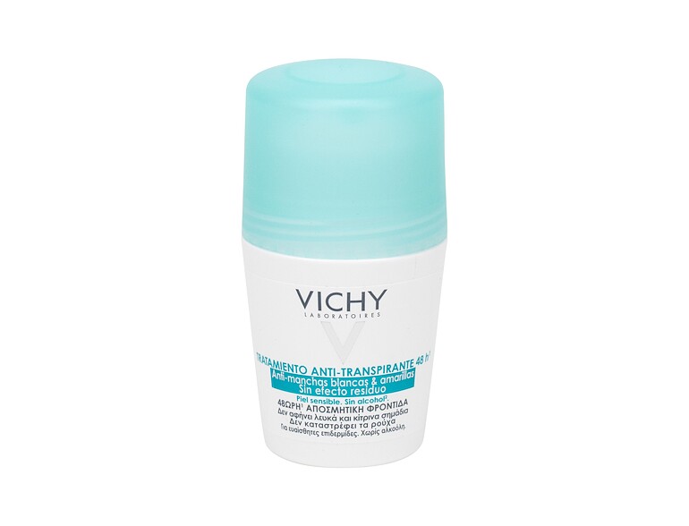Antiperspirant Vichy Antiperspirant No White Marks & Yellow Stains 50 ml
