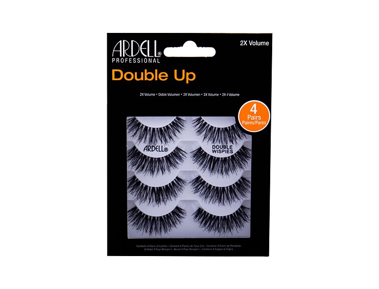 Ciglia finte Ardell Double Up  Wispies 4 St. Black