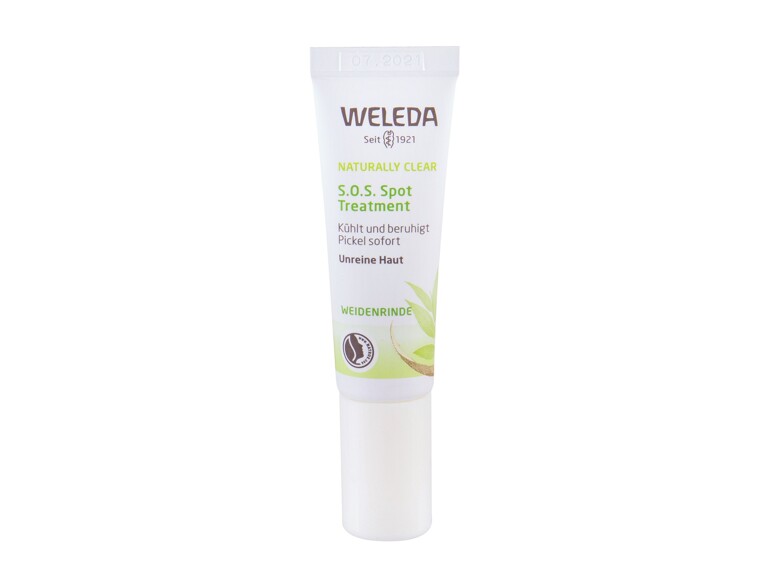 Lokale Hautpflege Weleda Naturally Clear S.O.S Spot Treatment 10 ml Beschädigte Schachtel
