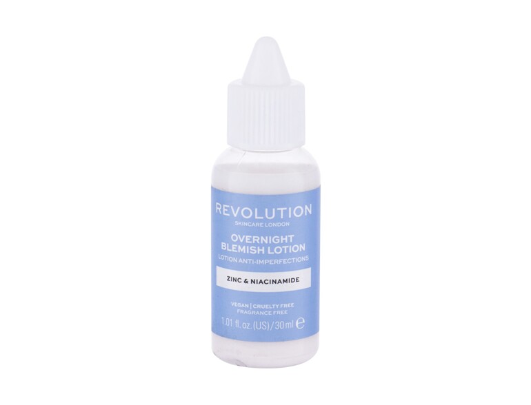 Soin ciblé Revolution Skincare Overnight Blemish Lotion Zinc & Niacinamide 30 ml