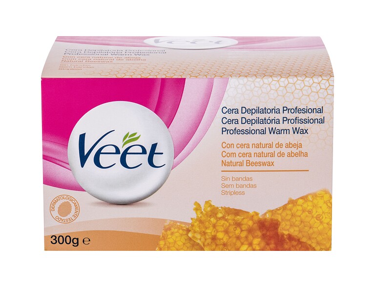 Produit dépilatoire Veet Professional Warm Wax Natural Beeswax Stripless 300 g