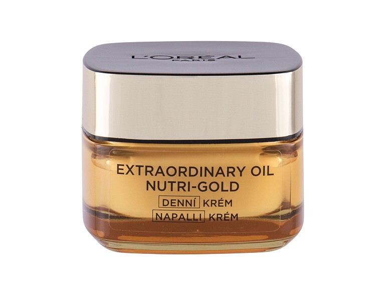 Crema giorno per il viso L'Oréal Paris Nutri Gold Extraordinary 50 ml scatola danneggiata