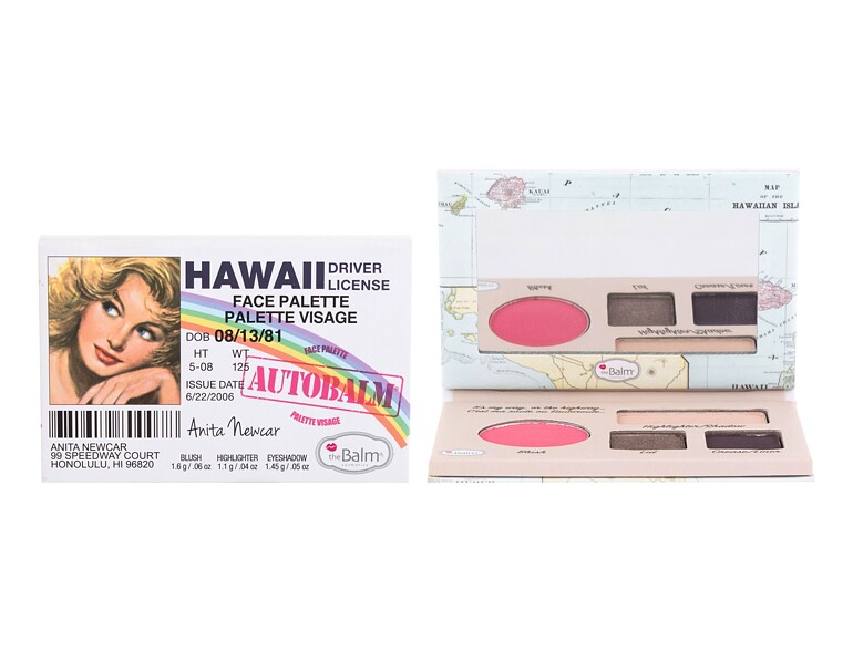 Palette de maquillage TheBalm Autobalm Hawaii 4,15 g
