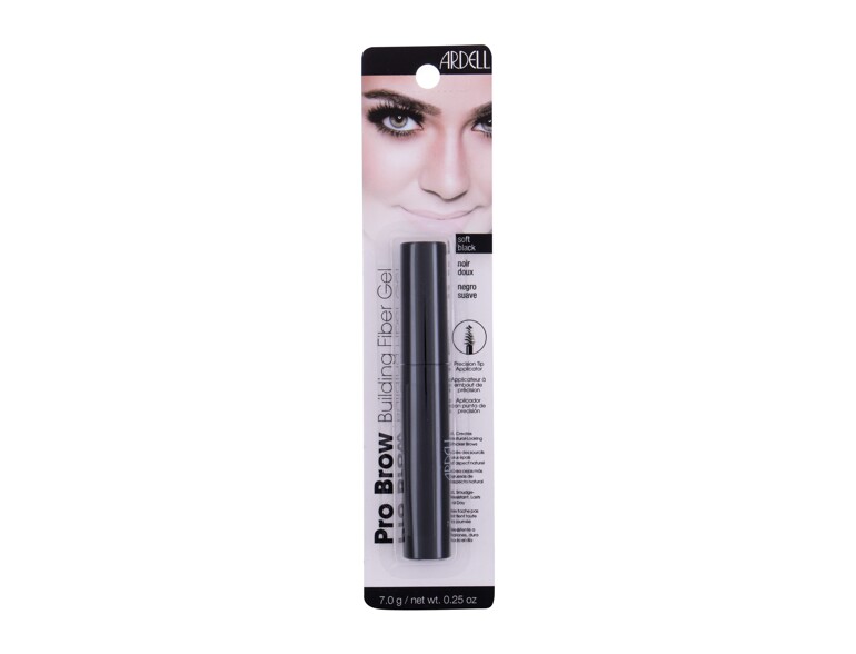 Augenbrauen-Mascara Ardell Pro Brow Building Fiber Gel 7 g Soft Black Beschädigte Verpackung