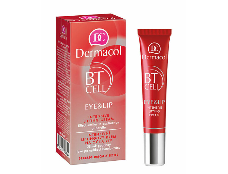 Crème contour des yeux Dermacol BT Cell Eye&Lip Intensive Lifting Cream 15 ml boîte endommagée