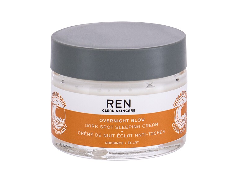 Crema notte per il viso REN Clean Skincare Radiance Overnight Glow 50 ml scatola danneggiata