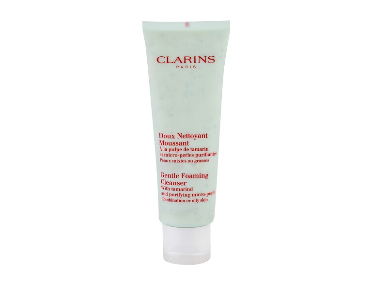 Schiuma detergente Clarins Gentle Foaming Cleanser Oily Skin 125 ml scatola danneggiata