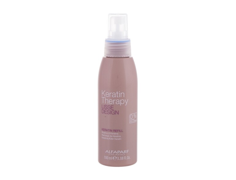 Spray curativo per i capelli ALFAPARF MILANO Keratin Therapy Lisse Design Keratin Refill 100 ml