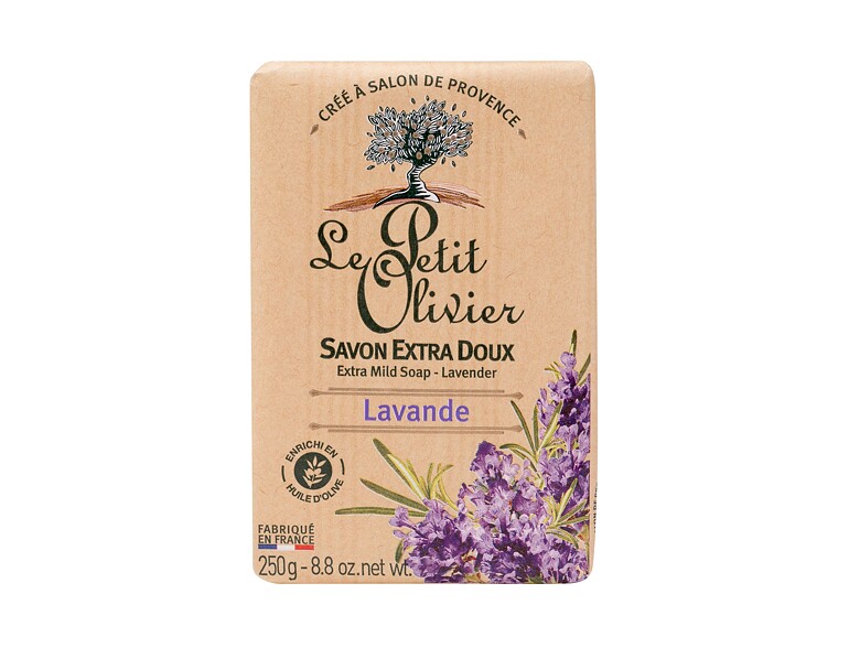 Seife Le Petit Olivier Lavender Extra Mild Soap 250 g