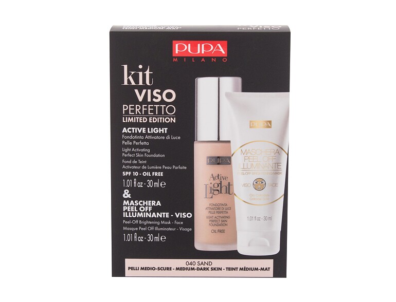 Foundation Pupa Active Light Perfect Skin SPF10 30 ml 040 Sand Sets