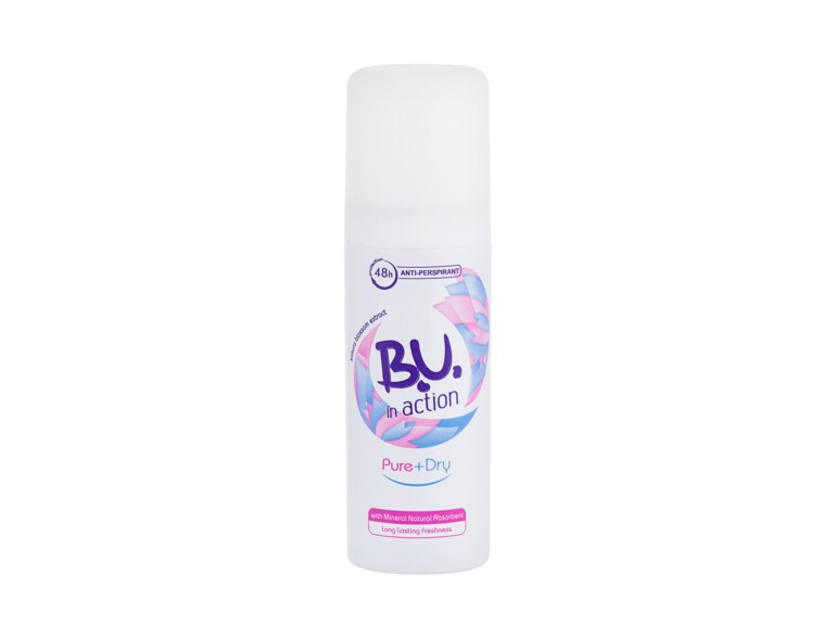 Deodorant B.U. In Action Pure+Dry 50 ml Beschädigtes Flakon