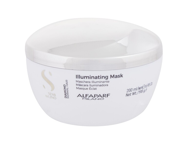 Masque cheveux ALFAPARF MILANO Semi Di Lino Diamond llluminating 200 ml