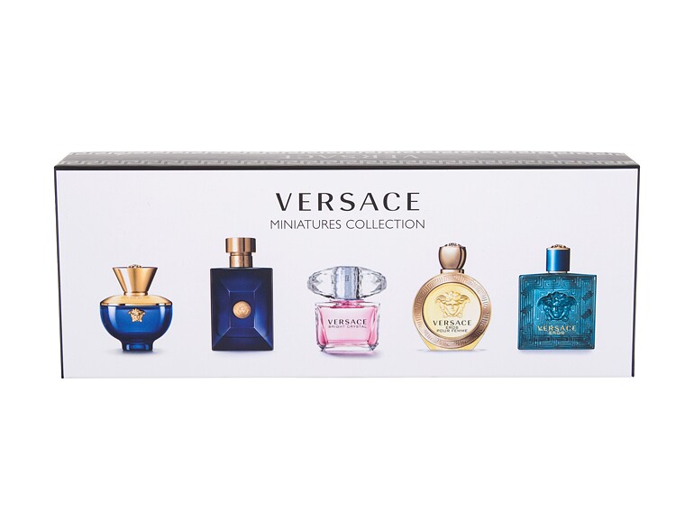 Eau de toilette Versace Miniatures Collection 5 ml boîte endommagée Sets
