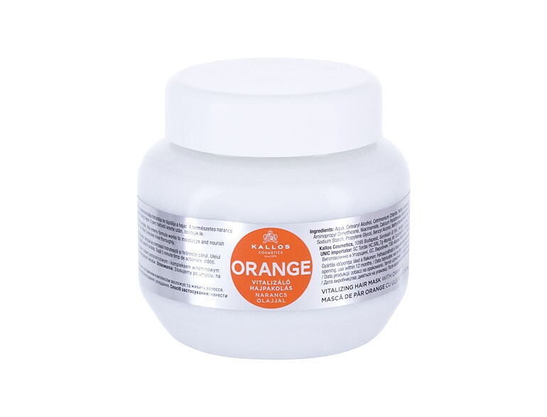Masque cheveux Kallos Cosmetics Orange 275 ml flacon endommagé