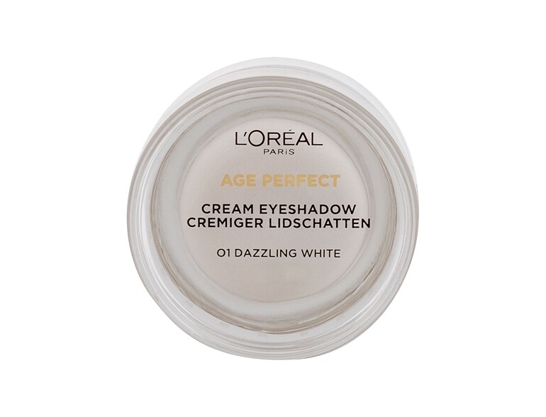 Ombretto L'Oréal Paris Age Perfect Cream Eyeshadow 4 ml 01 Dazzling White