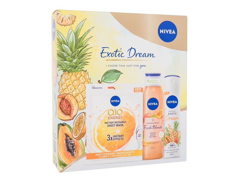 Gel douche Nivea Exotic Dream 300 ml Sets