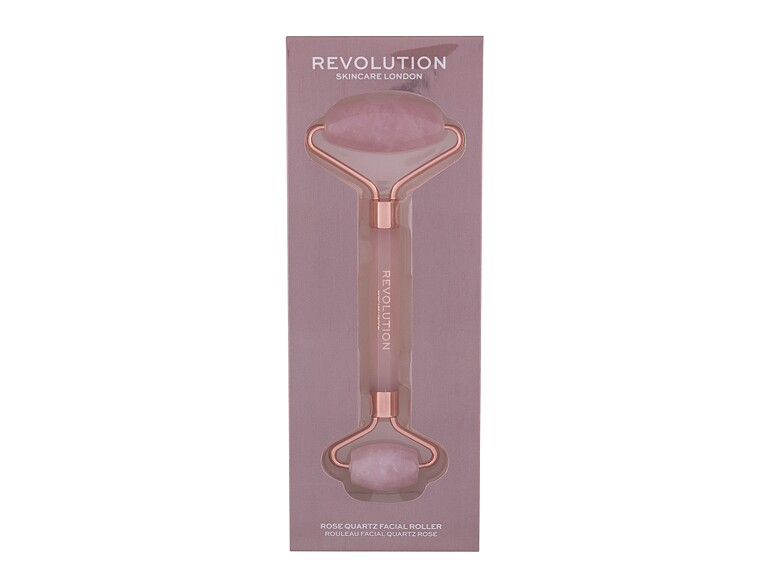Massageroller & Stein Revolution Skincare Roller Rose Quartz Facial Roller 1 St. Beschädigte Schachtel
