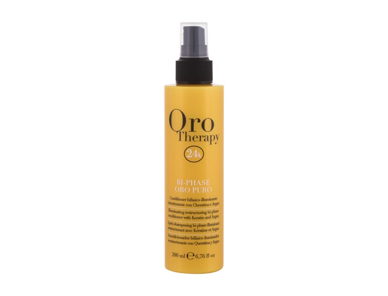 Conditioner Fanola Oro Therapy 24K Oro Puro Bi-Phase 200 ml Beschädigtes Flakon