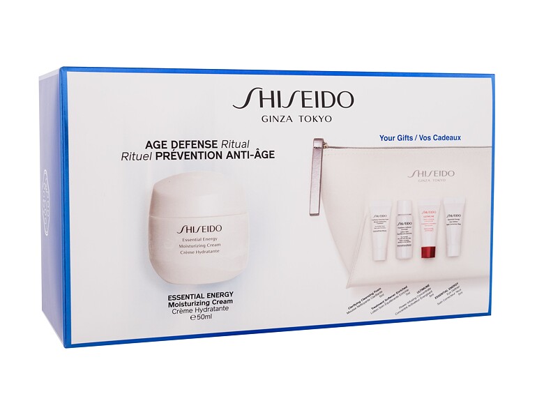 Crema giorno per il viso Shiseido Essential Energy Age Defense Ritual 50 ml Sets