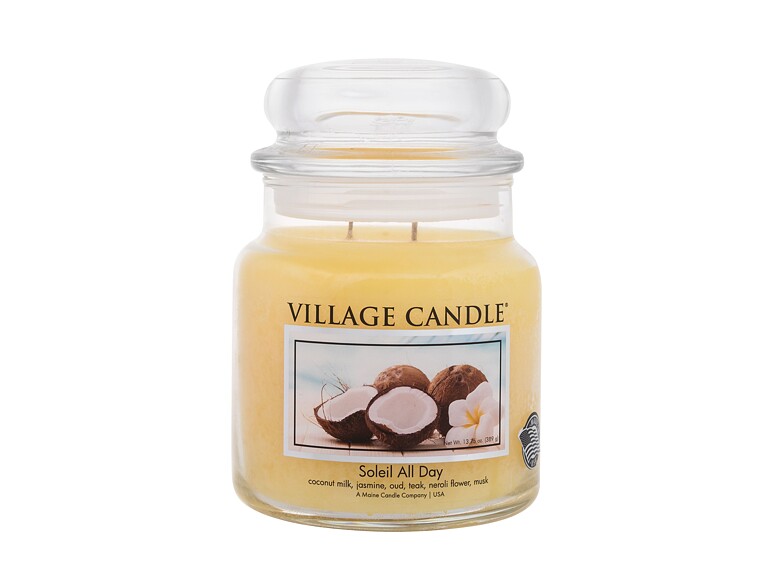 Bougie parfumée Village Candle Soleil All Day 389 g