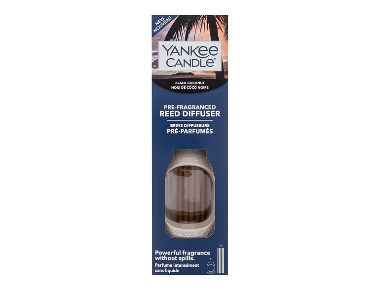 Raumspray und Diffuser Yankee Candle Black Coconut Pre-Fragranced Reed Diffuser 1 St.