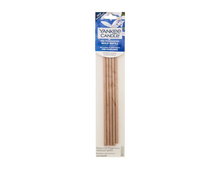 Raumspray und Diffuser Yankee Candle Midnight Jasmine Pre-Fragranced Reed Refill 5 St.