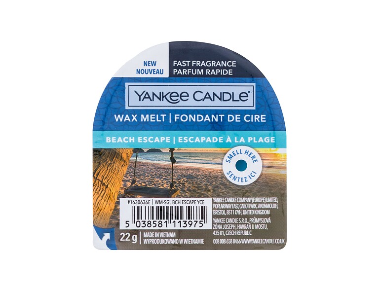 Cera profumata Yankee Candle Beach Escape 22 g
